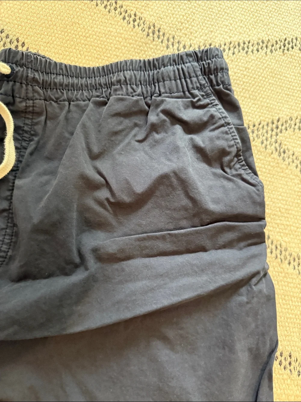 J. Crew Navy Athletic Shorts with White Drawstring